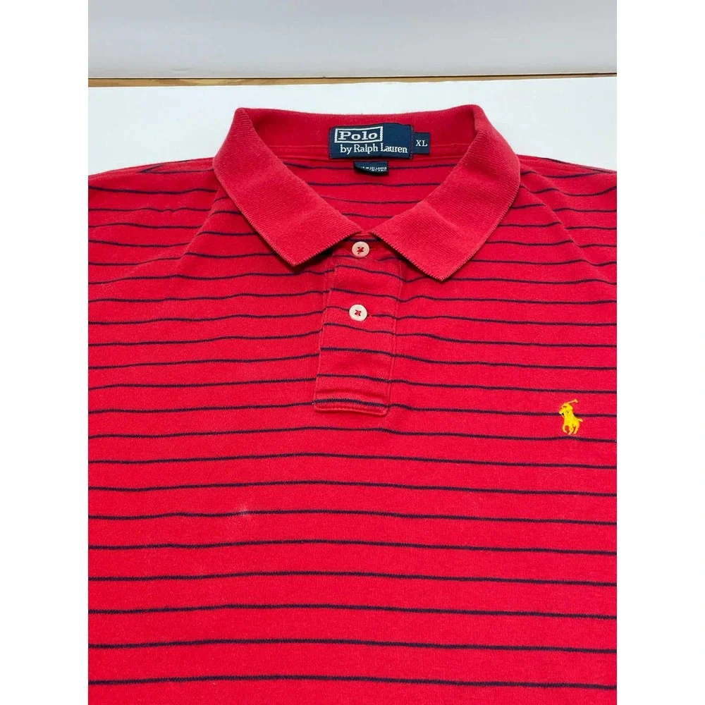Ralph Lauren‎ Polo Size XXL Red Yellow Pony